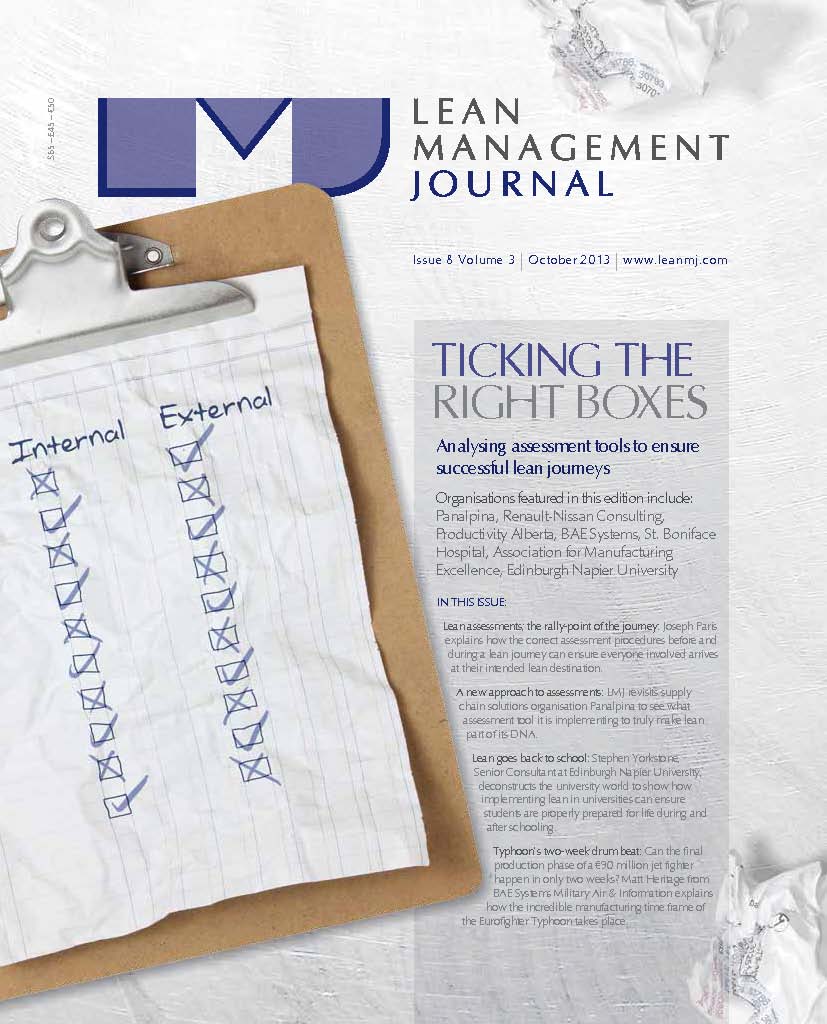 Lean Management Journal - October 2013 Lean Management Journal - October 2013